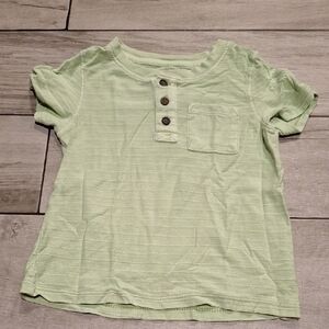 🍕Cat & Jack Green Crew Neck Short Sleeve Tee🍬🍿